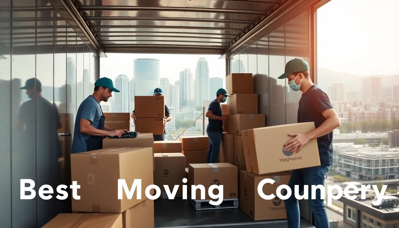Movers expertly handling items in Vancouver demonstrates the best moving company in Vancouver commitment to care and efficiency.