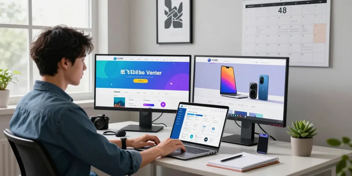 Exploring the features of 纸飞机中文版 app in a modern tech workspace, showcasing innovative ideas.