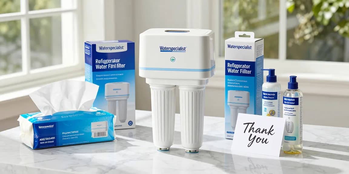 "Waterspecialist ADQ73613401 Refrigerator Water Filter for optimal online shopping and product review on e-commerce platforms."