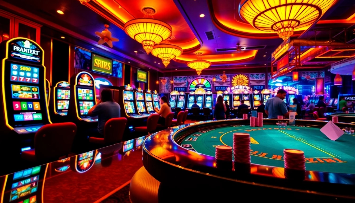 Players experiencing thrilling games at https://xx88.pizza/ with vibrant casino visuals and exciting winnings.