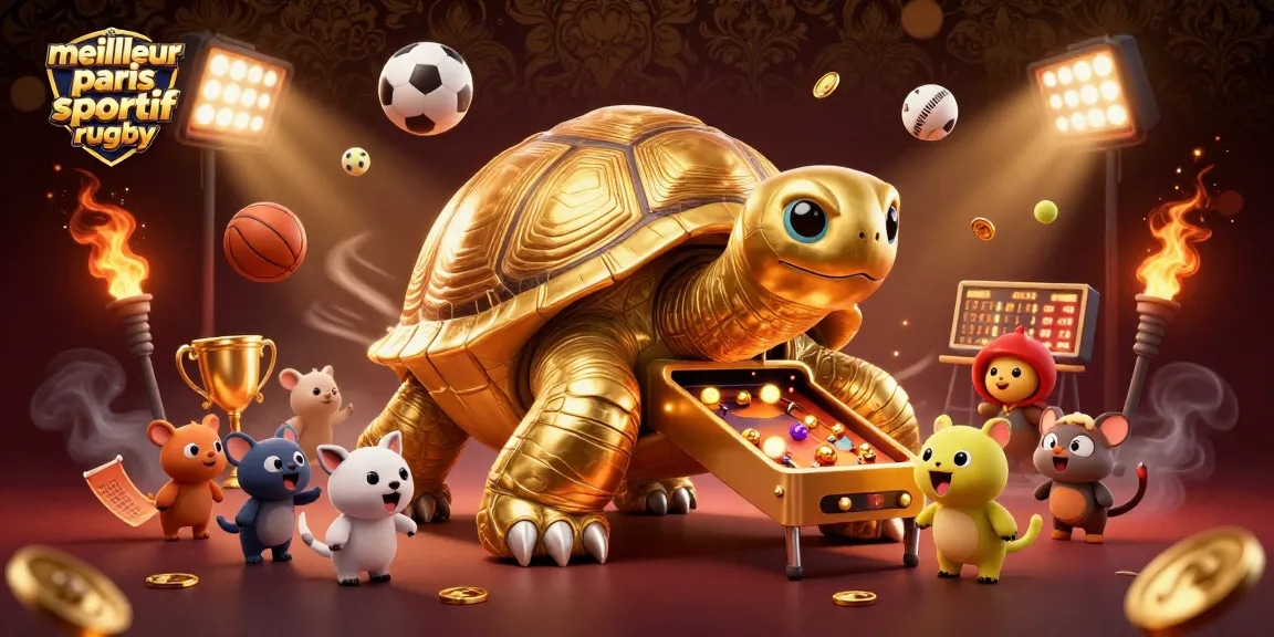 Pariez sur le meilleur site paris sportif rugby avec une illustration captivante des paris et de l'adrénaline.