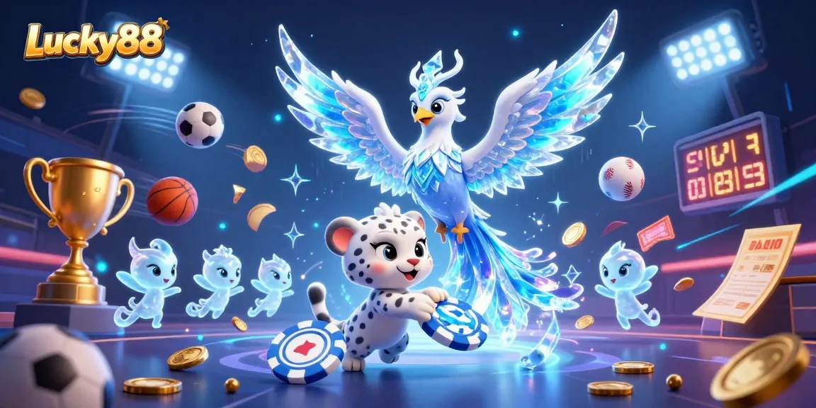 Play the exciting Lucky88 slots with a 3D ice phoenix and enchanting elements.