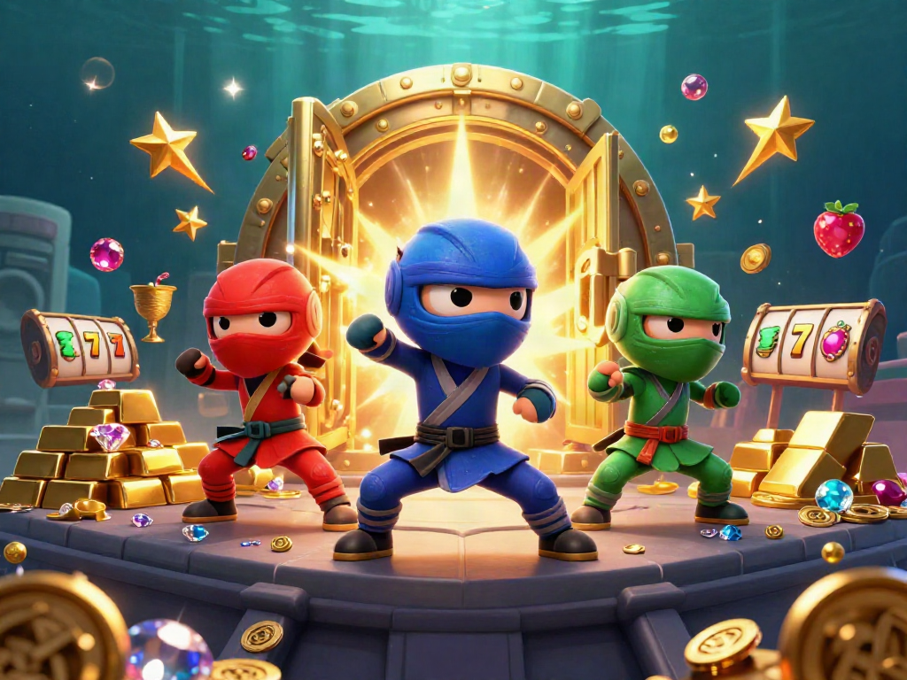 Engage with mahjong ways as ninja chameleons celebrate massive wins with slot reels and treasures.