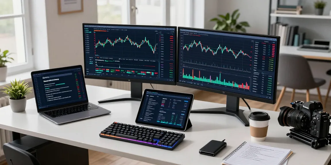 Cloud mining without hardware illustrated in a cryptocurrency trading workspace featuring advanced analytics, secure wallet setup, and professional ambiance.
