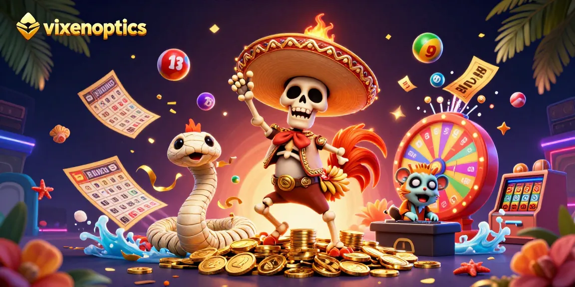 Experience vibrant gaming action at vixenoptics with winning lottery games and exciting casino elements.
