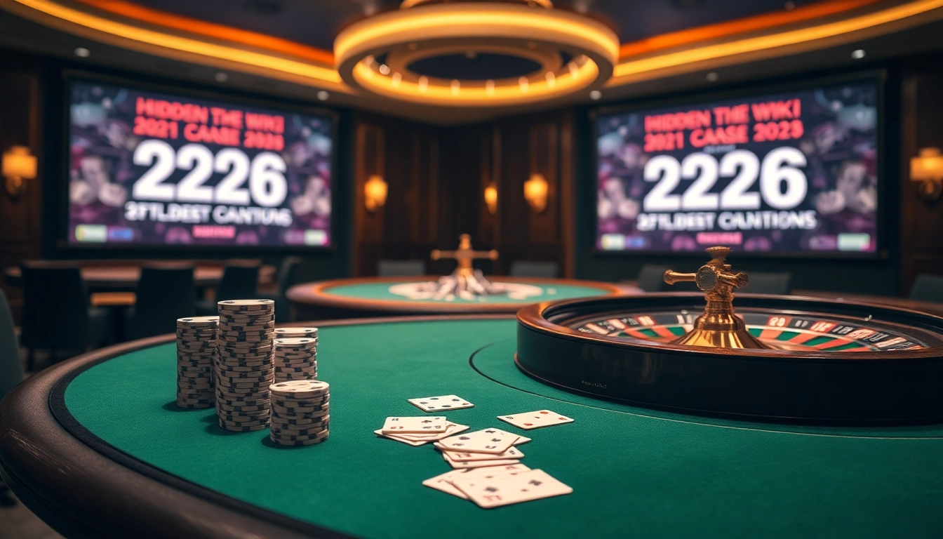 Engage with the hidden wiki 2026 while playing poker in a luxurious casino setting.