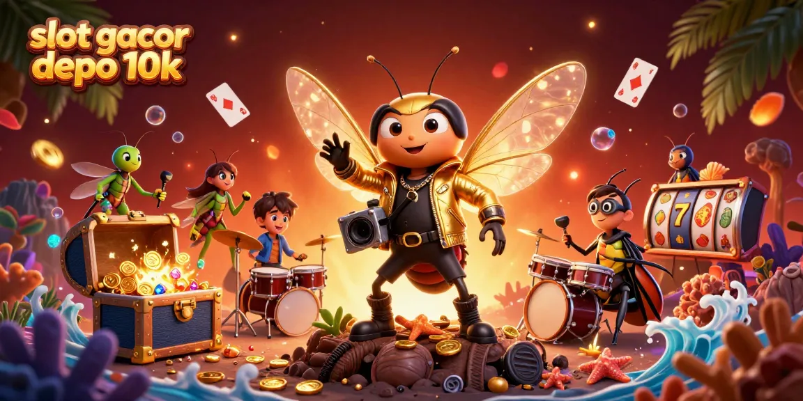 Menangkan jackpot di slot gacor depo 10k dengan cicada rock star dan elemen kasino
