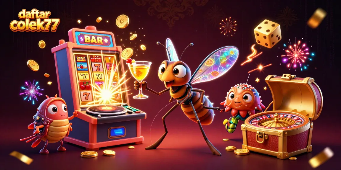 Engage with daft colek77 casino magic as a 3D cartoon mosquito delights over a jackpot explosion!