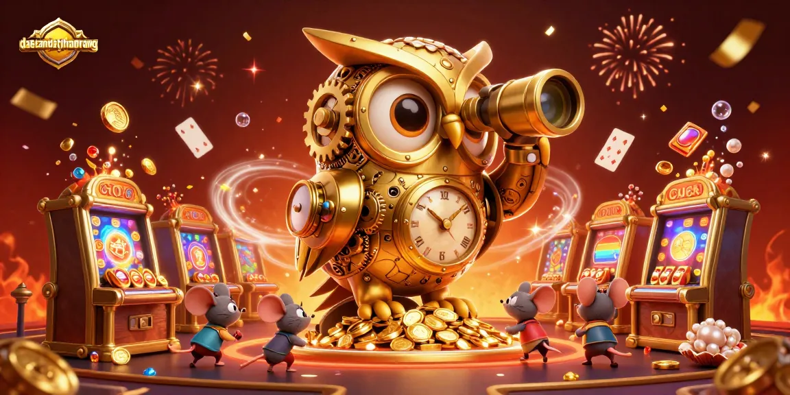 Engage in thrilling gameplay with dacsandatphanrang at a vibrant online casino, featuring colorful slot machines and game elements.