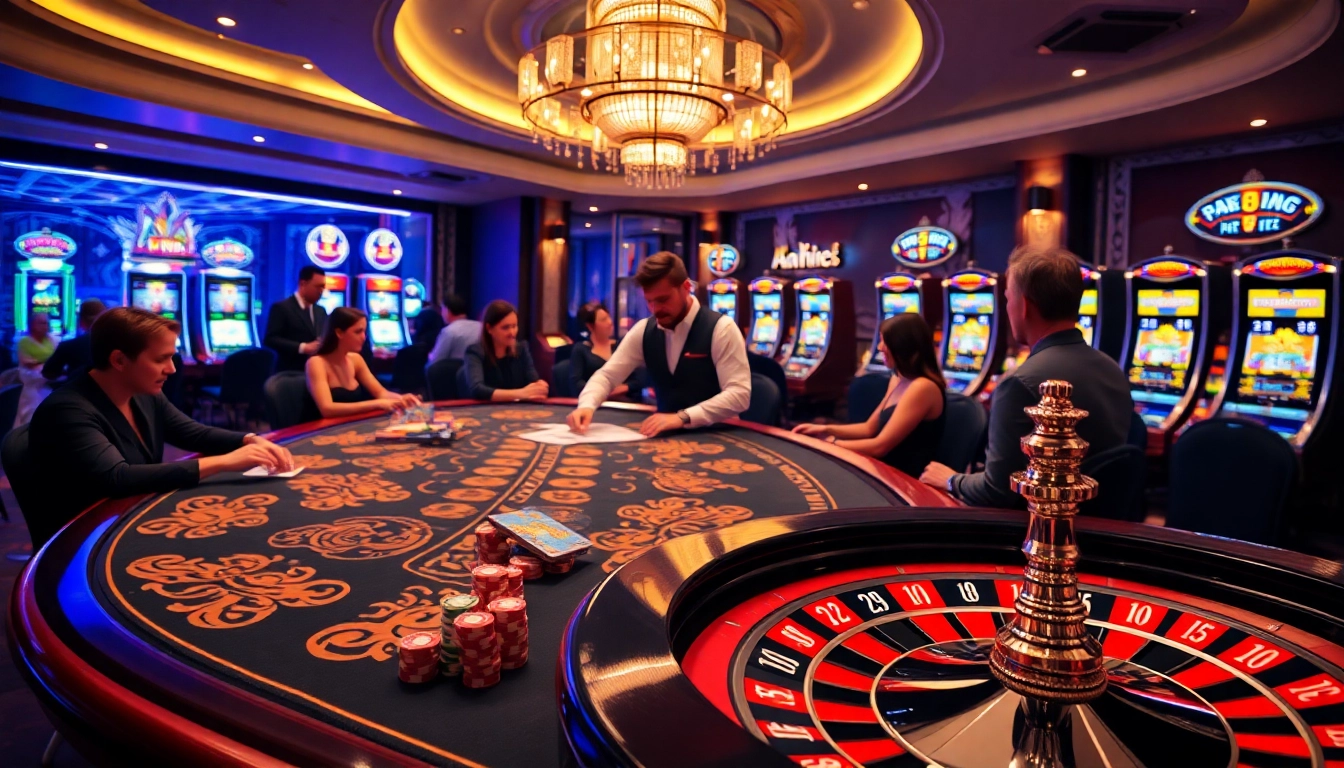 Engaged players enjoy high-stakes poker at XX88's vibrant casino setup.