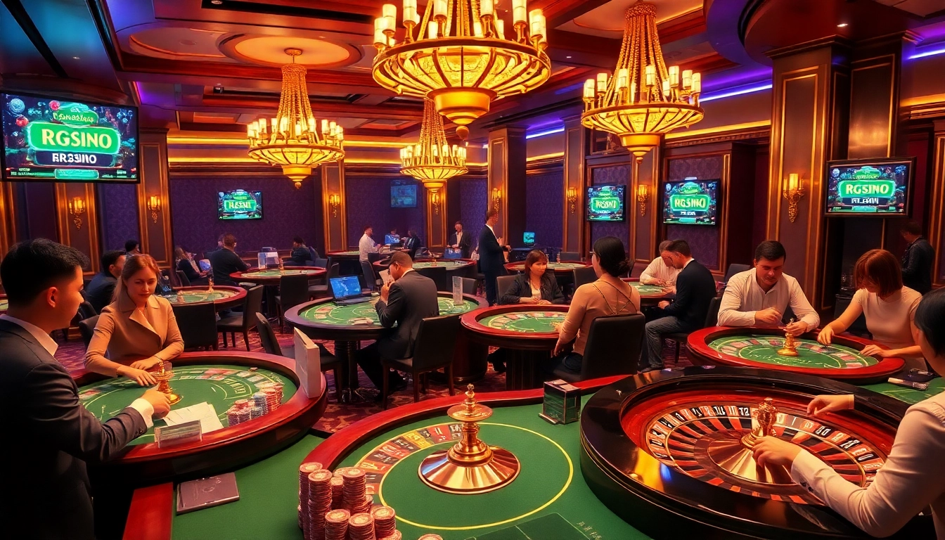 Experience the excitement of gambling on trang chủ rr88 with vibrant casino scenes and engaging gameplay.