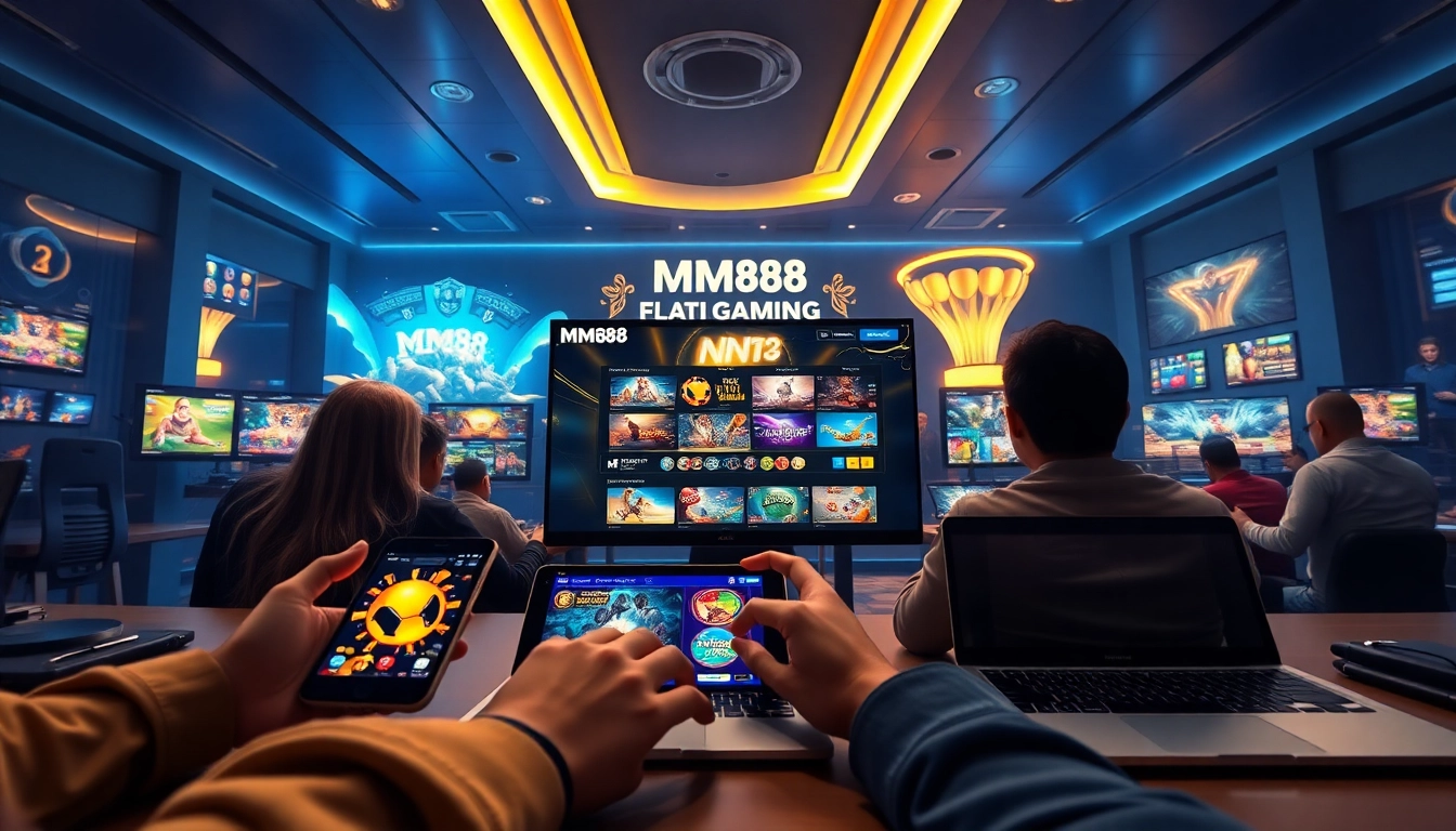 MM88 online gaming interface showcasing diverse options and user interaction.