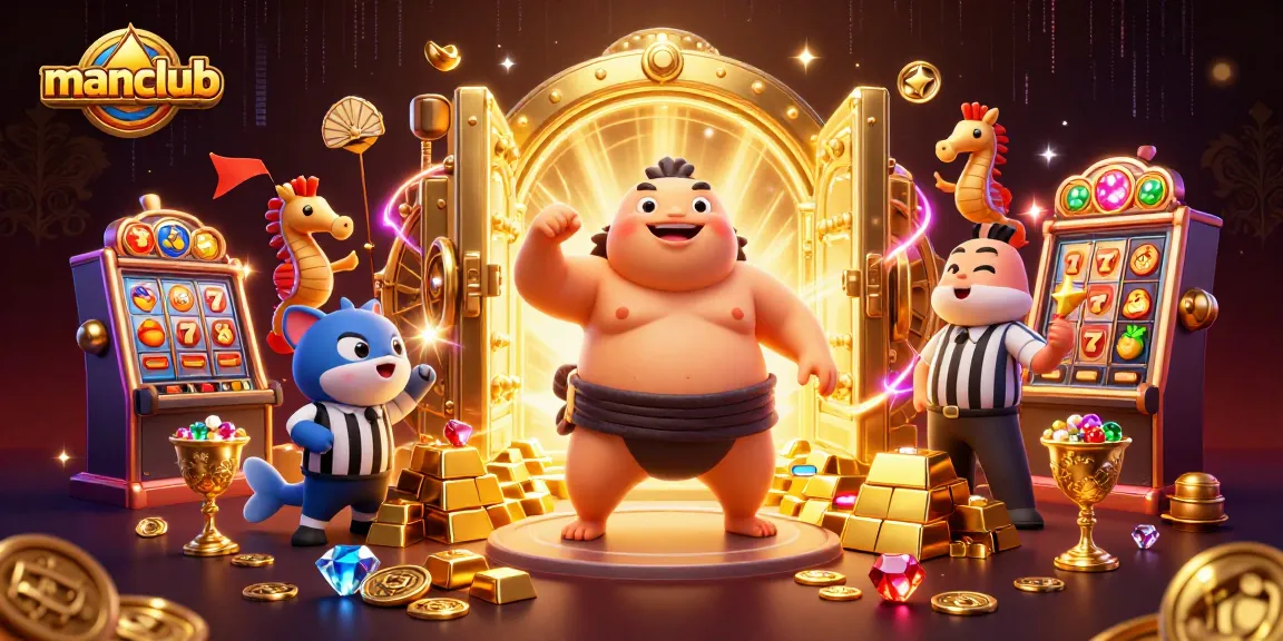 Engage with Manclub by enjoying thrilling slot games in a vibrant underwater casino.