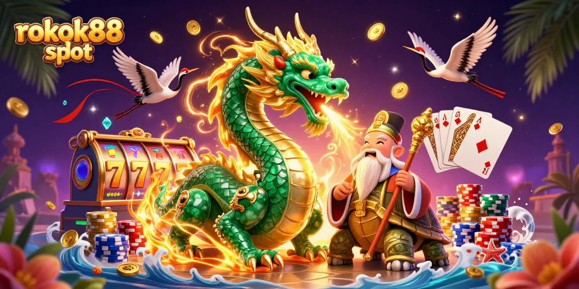 Engage with rokok88 slot gameplay featuring dynamic characters and vibrant casino elements.