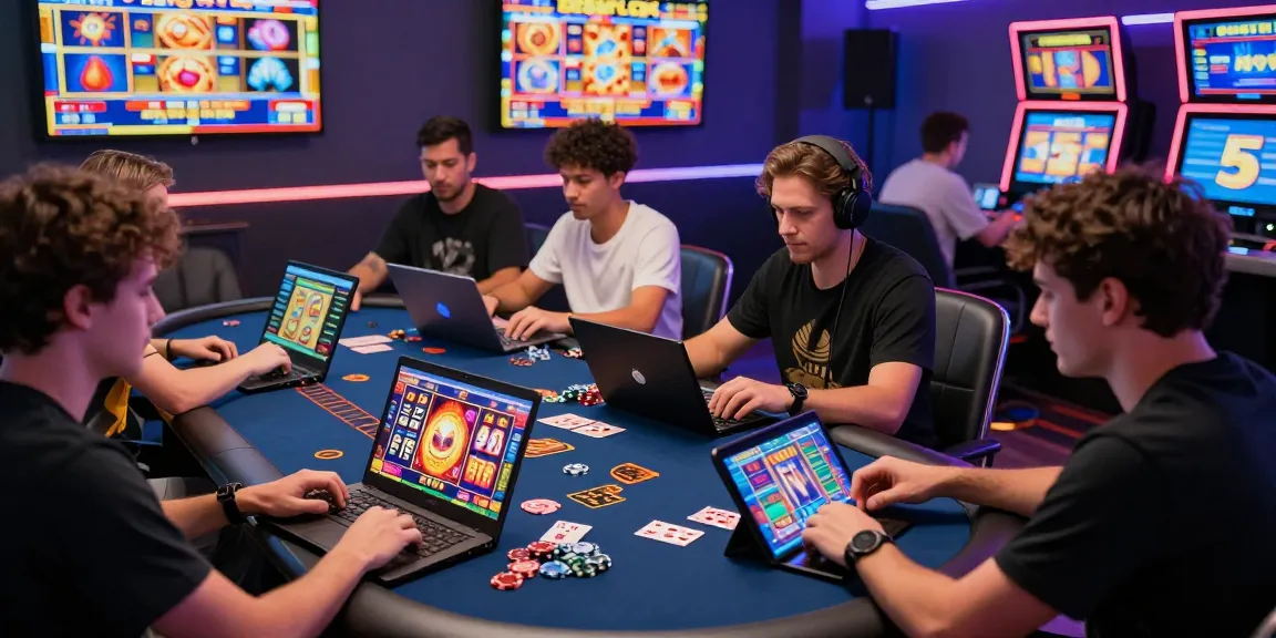 Exciting online gaming environment with players engaged in slot deposit 5k games, showcasing vibrant graphics and casino atmosphere.