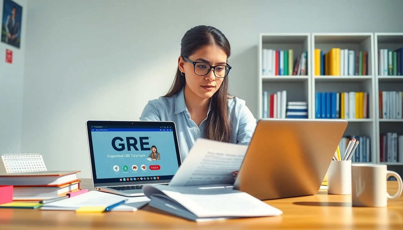 Pay someone to take GRE for me with focused student engaged in study session.