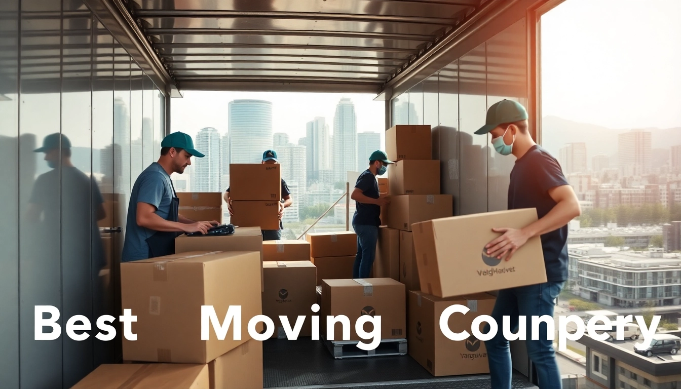 Movers expertly handling items in Vancouver demonstrates the best moving company in Vancouver commitment to care and efficiency.