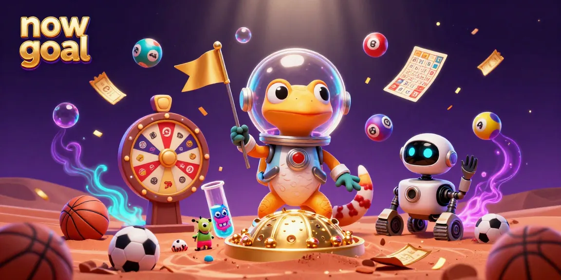 Discover winning strategies in now goal with a vibrant, festive gambling scene featuring sports elements.