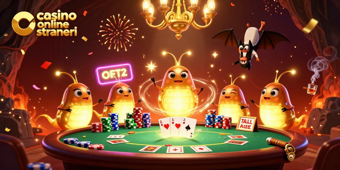 Gioca nei casinò online stranieri con luci uniche e tavoli da poker in un'atmosfera festiva