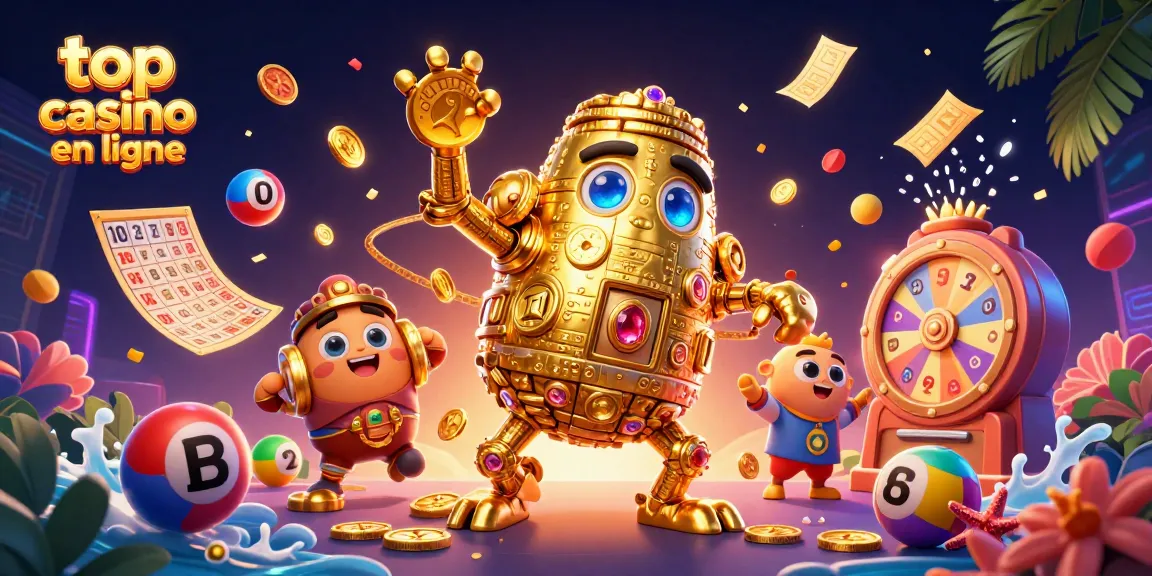 Plongez-vous dans le monde des jeux avec le casino en ligne, où un golem doré en pièces attire tous les regards.