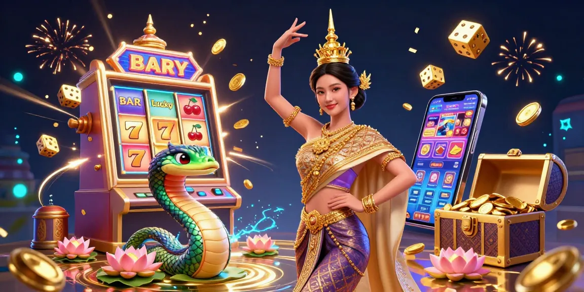 Engage in thrilling game bai action with a colorful cinematic depiction of jackpot and casino elements.