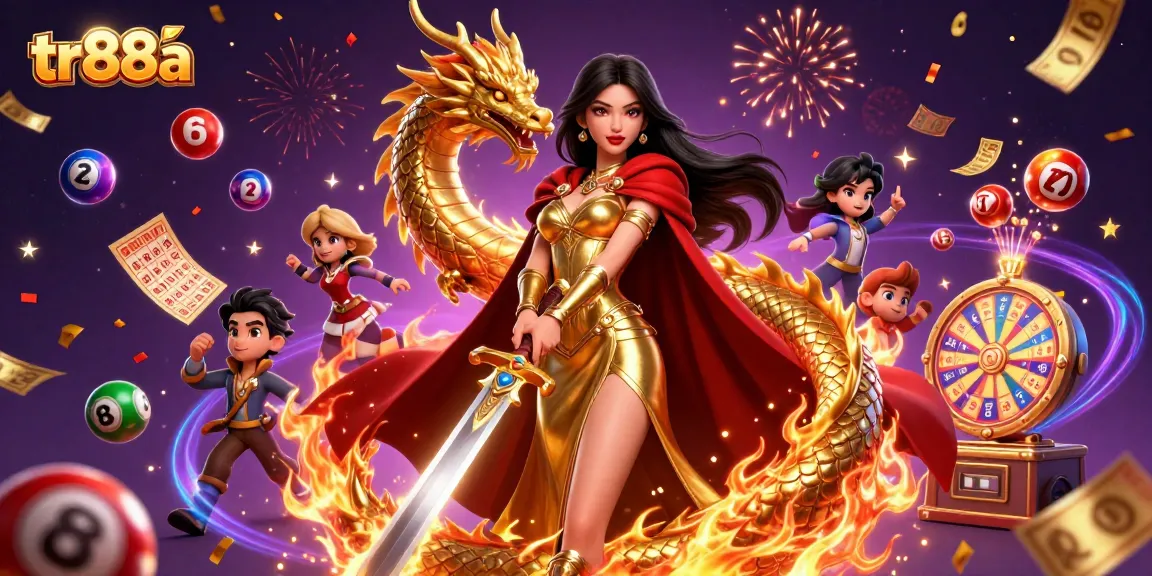 Play thrilling games at tr88a casino with vibrant lottery balls and exciting rewards!