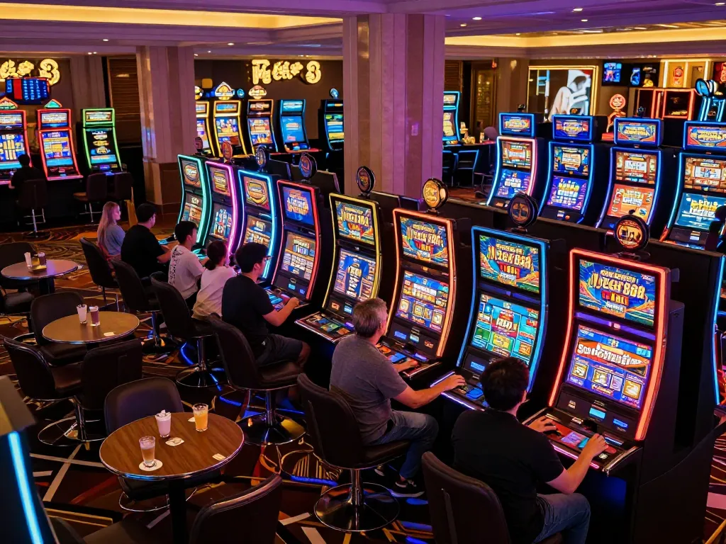 Experience the thrill of casino gaming with free credit mega888 at vibrant slot machines, capturing excitement!