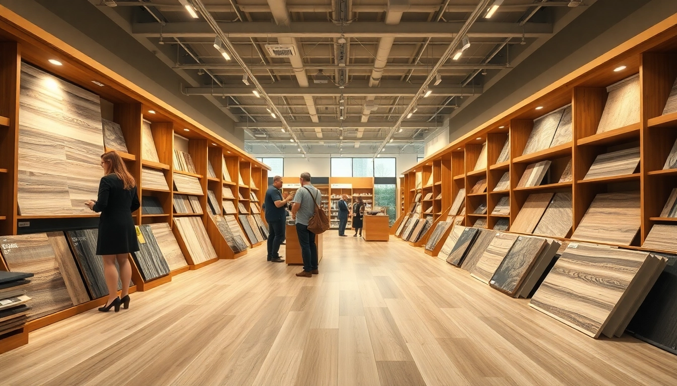 Browse waterproof vinyl options at flooring stores near me, showcasing stylish designs and textures.