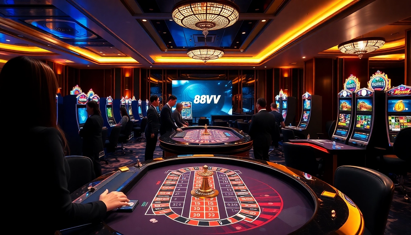 Experience the excitement of winning at 88VV with dynamic casino games and vibrant visuals.