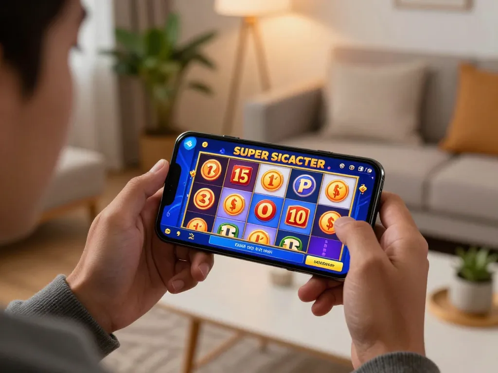 UGDEWA gameplay on smartphone highlights the excitement of Pragmatic Play's Super Scatter slots.