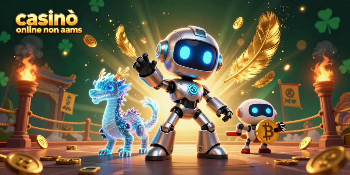 Partecipa a giochi emozionanti presso casinò online non aams con personaggi vivaci ed elementi da casinò.