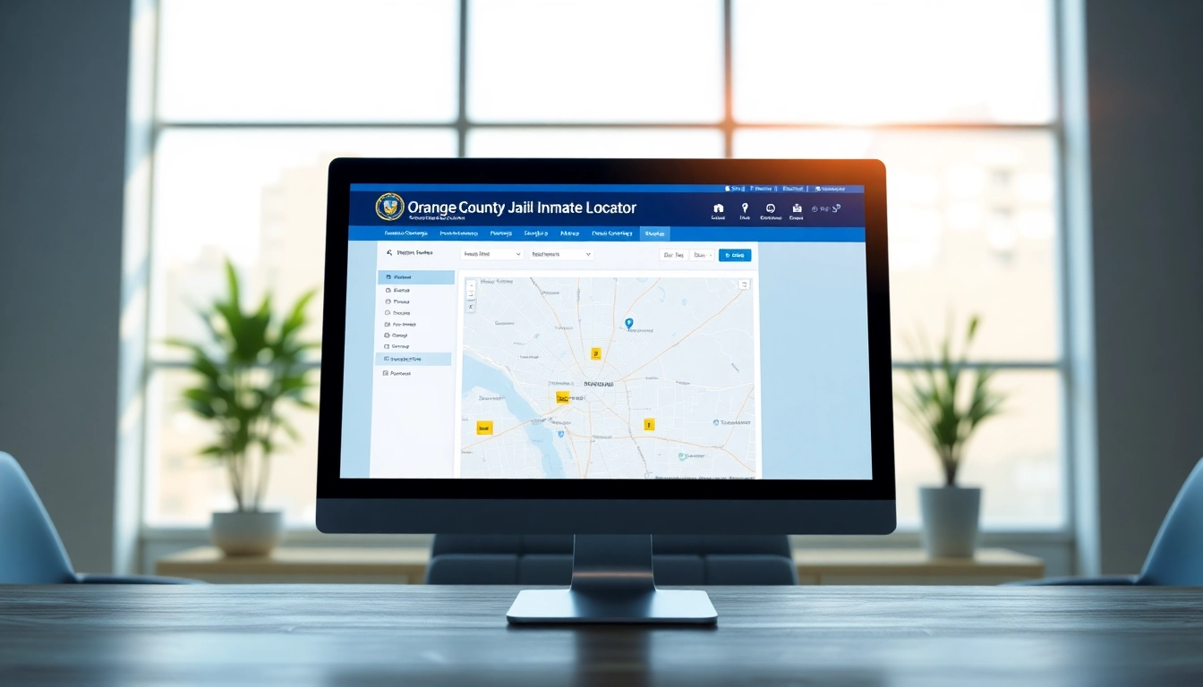 Navigate the Orange County Jail Inmate Locator with ease using a user-friendly interface.
