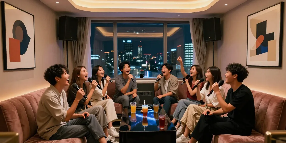 강남 달토에서 친구들과 노래 부르는 즐거운 모습