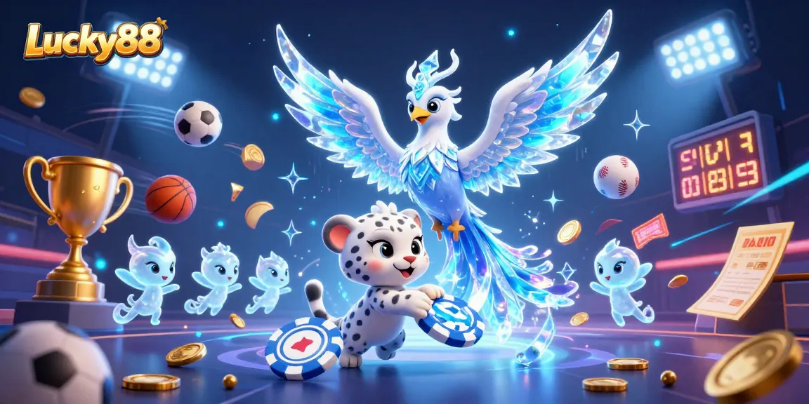 Play the exciting Lucky88 slots with a 3D ice phoenix and enchanting elements.