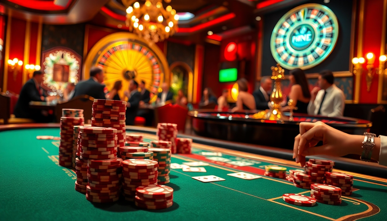 Engage with thrilling gambling experiences featuring porn ai elements in a vibrant casino setting.
