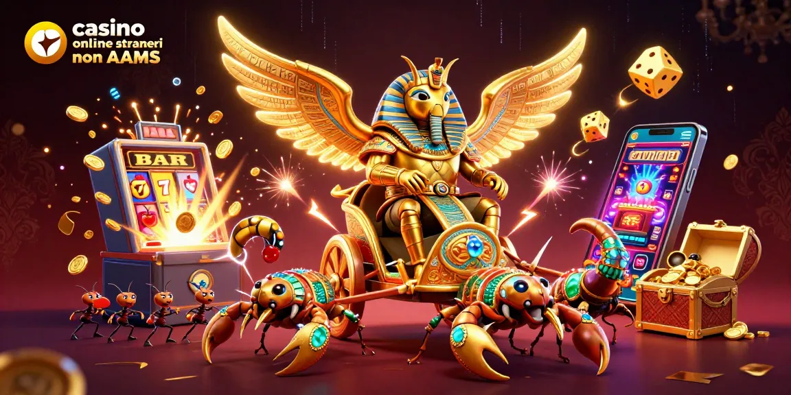 Gioca ai casino online stranieri non AAMS con divertenti simboli e avventure coinvolgenti.