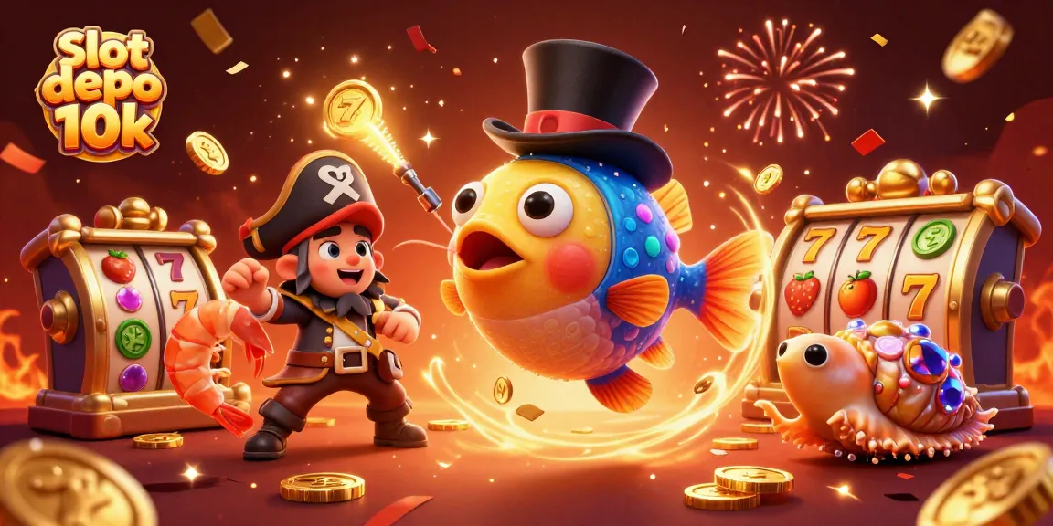 Engage in thrilling play with slot depo 10k featuring unique characters and exciting casino game elements.