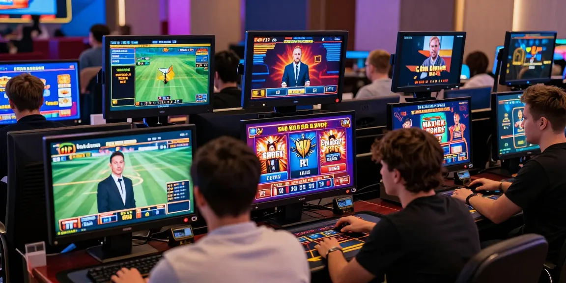 Engaging scene at nhà cái shbet showcasing diverse players enjoying online gambling.