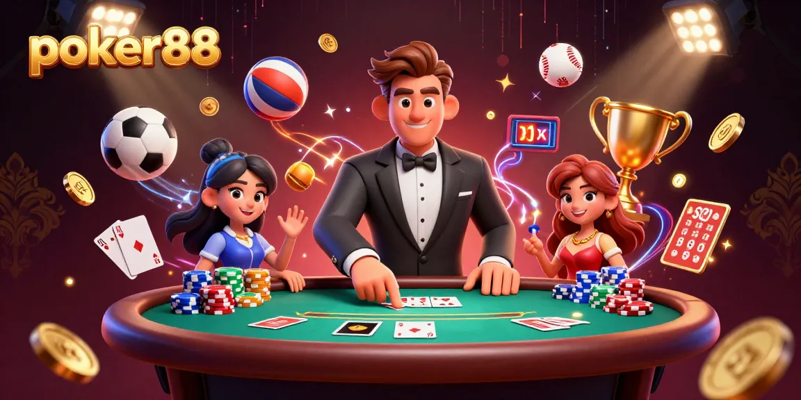 Compete at poker88 with expert strategies in a dynamic poker game scene filled with excitement.