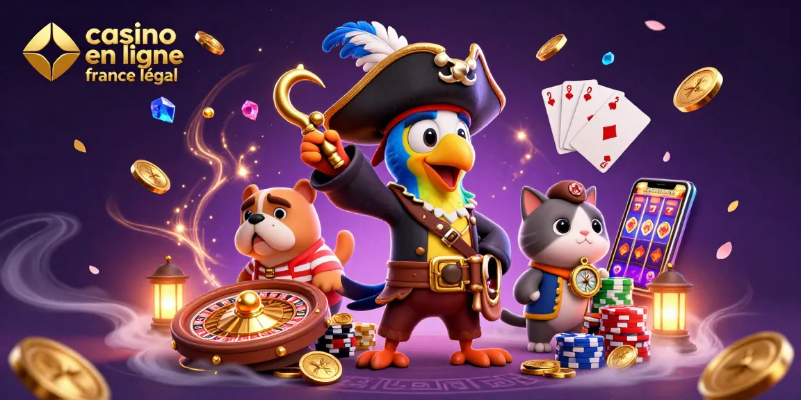 Découvrez l'excitation du casino en ligne France légal avec des éléments de jeu interactifs tourbillonnant autour de personnages dynamiques.