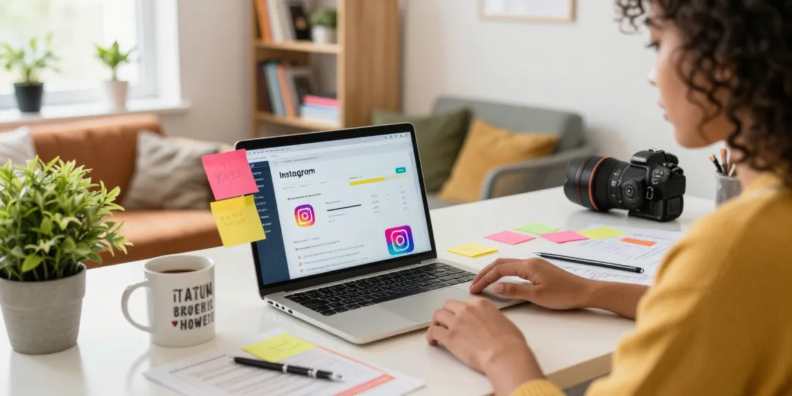 Engaging strategy session for getting comments on Instagram in a cozy office.