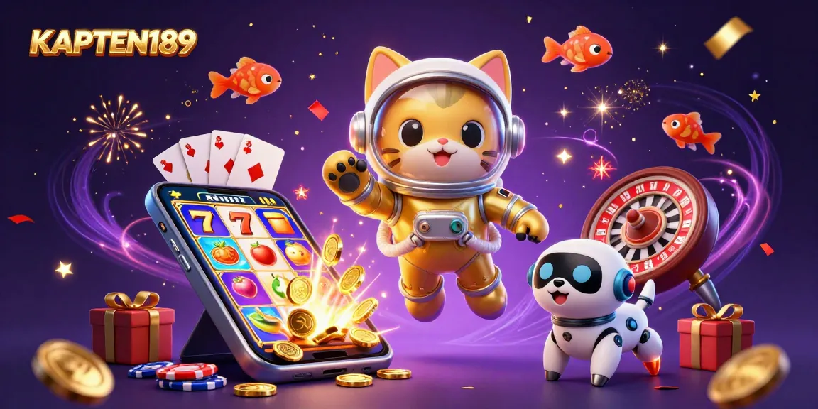 KAPTEN189 menghadirkan pengalaman bermain dengan mesin slot yang memukau dan simbol keberuntungan di dunia kasino.