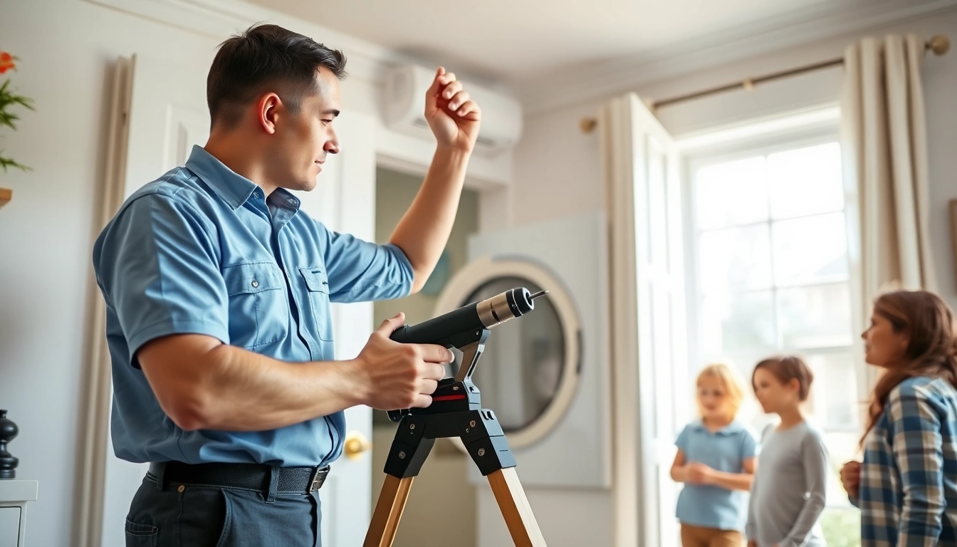 Dryer Vent Repair by a professional technician in a home setting, emphasizing safety and expertise.