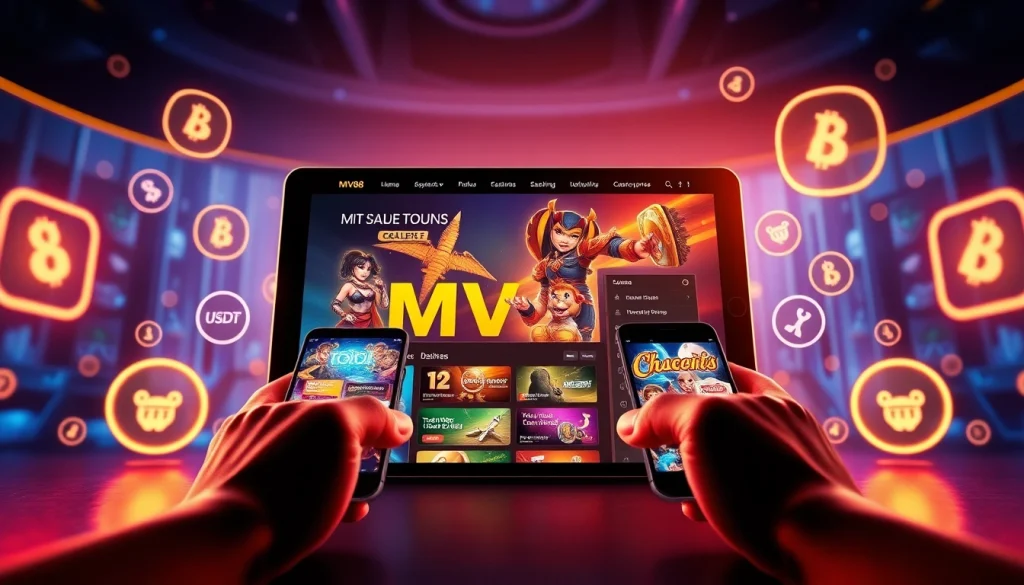 MV88 online gaming platform showcasing features and secure transactions effectively.
