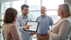 Compare Life insurance options with trusted advisor during consultation session.