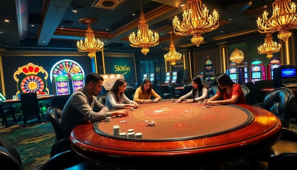 Experience the thrill of poker at https://kkwin.diy/ with glamourous gaming tables and high-stakes excitement.