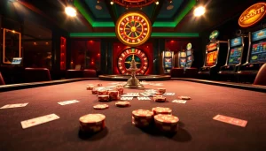 Engage with thrilling casino games at https://dagapq.com/ featuring vibrant chips and luxurious tables.