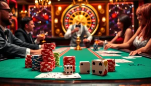 Players enjoying poker with high stakes at https://gg88.pizza/, emphasizing thrilling gambling excitement.