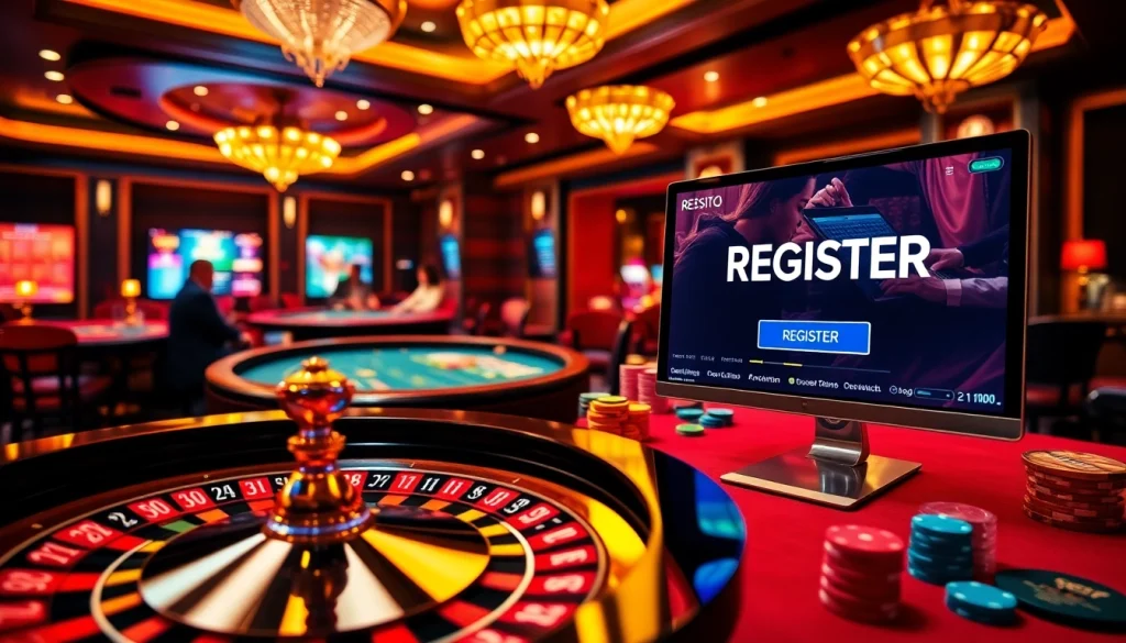 Register effortlessly at the exciting 33BD casino, showcasing vibrant gaming action.