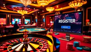 Register effortlessly at the exciting 33BD casino, showcasing vibrant gaming action.